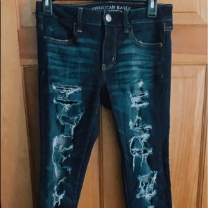 American eagle ripped jeans